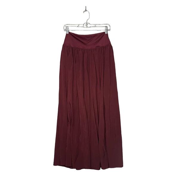 Halara Breezeful Ruffle 2-in-1 Quick Dry Flowy Hi-Low Maxi Skirt Size M Casual - Picture 3 of 4